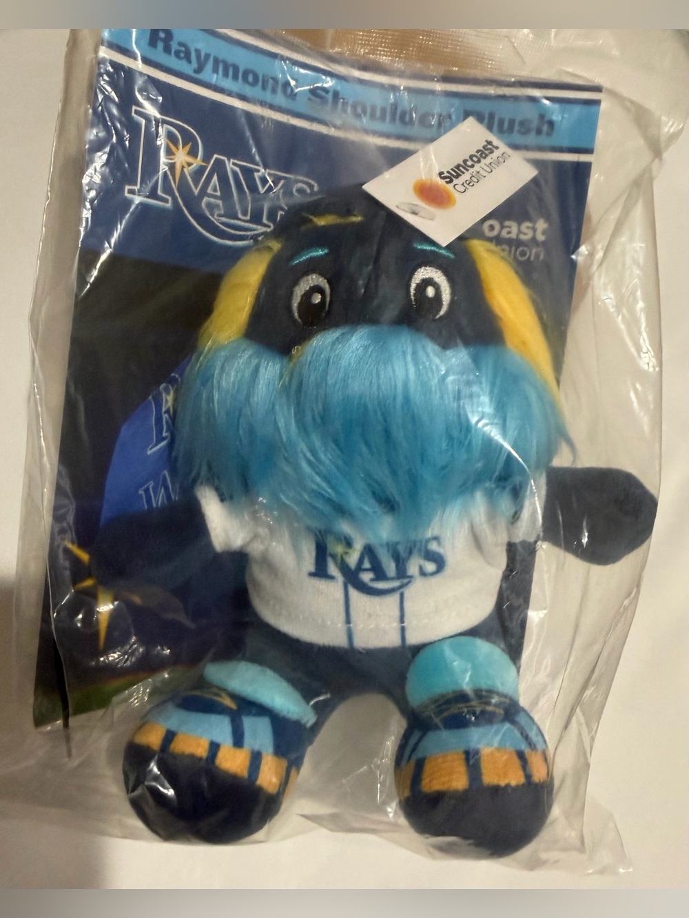 Tampa Bay Rays Magnetic Shoulder Plush Raymond Ray 7/26/26 SGA Brand New
